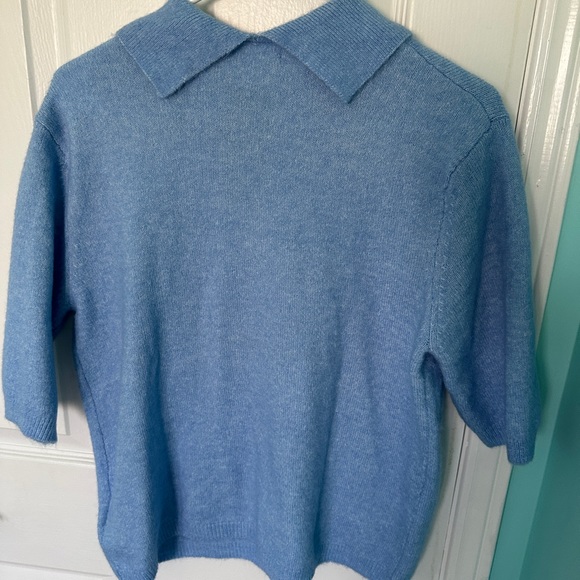 H&M Blue T-Shirt Size XS - Picture 2 of 4